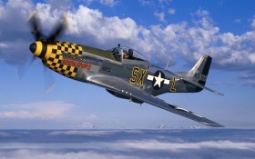 P-51野马战斗机桌面壁纸