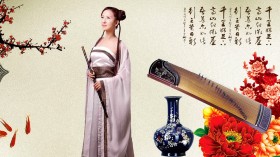 中国风古装美女桌面壁纸
