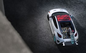 现代跨界敞篷Veloster C3轿车桌面壁纸