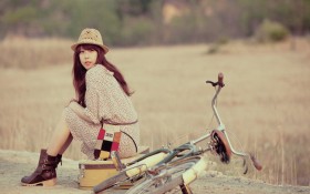 韩国美女明星JUNIEL崔准熙桌面壁纸