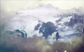 《仙剑奇侠传五》水墨插画桌面壁纸