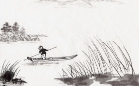 清新中国风 水墨画桌面壁纸[1600x1000]