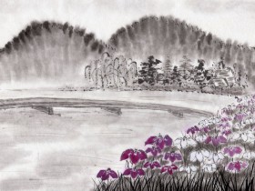 清新中国风 水墨画桌面壁纸[1280x960]