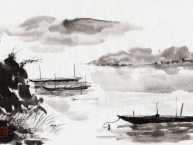 清新中国风 水墨画桌面壁纸[1280x960]