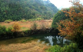 江西石城长溪风景桌面壁纸