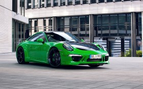 TechArt改装2014款保时捷911 Carrera 4S跑车桌面壁纸