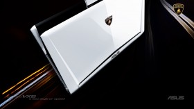 华硕兰博基尼VX6笔记本精美黑色桌面壁纸