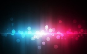 绚丽的彩色光斑桌面壁纸