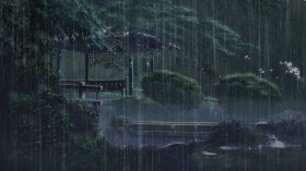 言情小说插画 《言语之庭》桌面壁纸[1600x900]