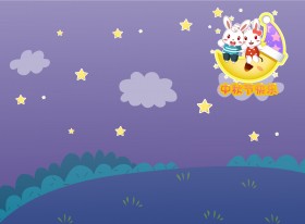 兔小贝:端午节父亲节可爱卡通桌面壁纸