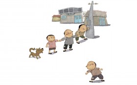 六一儿童节卡通插画桌面壁纸
