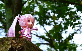 初音手办可爱模型桌面壁纸