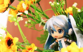 初音手办可爱模型桌面壁纸