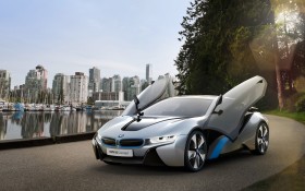 宝马BMW i8 Concept动感概念车汽车桌面壁纸