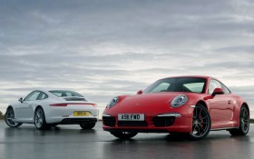 保时捷911 Carrera双子汽车桌面壁纸