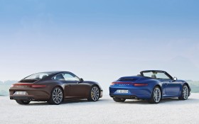 保时捷911 Carrera双子汽车桌面壁纸