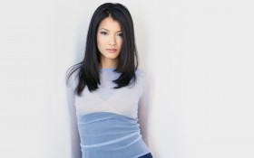 混血美女 胡凯莉桌面壁纸