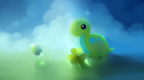 apofiss作品：梦幻水彩桌面壁纸