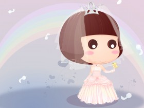 《我的101套婚纱》麦拉风卡通桌面壁纸