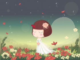 《我的101套婚纱》麦拉风卡通桌面壁纸