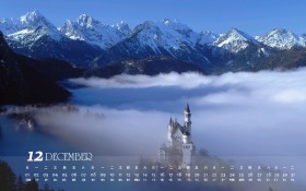 2013年12月月历桌面壁纸
