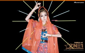 2NE1成员朴山多拉桌面壁纸
