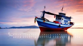 2014年5月日历桌面壁纸