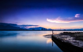 静谧的大海风景图片