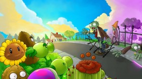 《植物大战僵尸》插画桌面壁纸