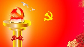 七一建党节海报桌面壁纸