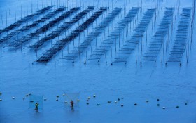 福建霞浦北歧风景油画桌面壁纸