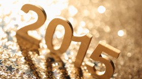 2015新年快乐简约桌面壁纸