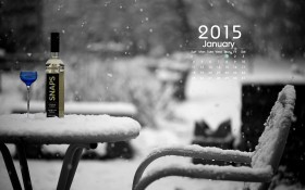 2015年1月日历桌面壁纸