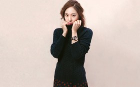 韩国美女郑秀晶桌面壁纸