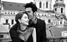 周杰伦昆凌婚纱照桌面壁纸