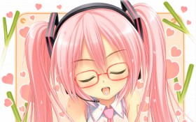 樱花初音桌面壁纸