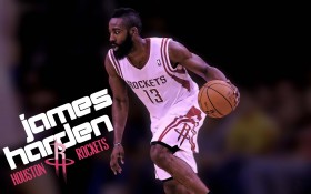 NBA球星詹姆斯·哈登桌面壁纸