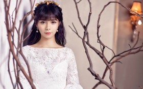 美女主持人沈梦辰桌面壁纸