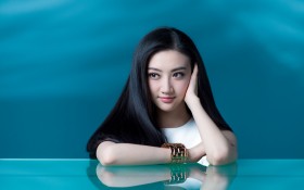 美女明星景甜桌面壁纸 