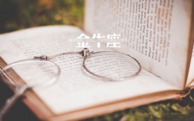  金牛座文字小清新唯美桌面壁纸
