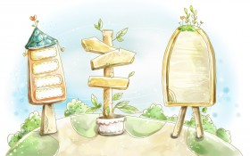 卡通梦幻风光桌面壁纸