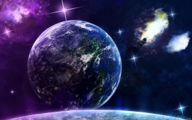 奇幻的太空桌面壁纸