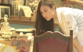 美女明星倪妮唯美lomo风格街拍桌面壁纸