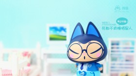 开学啦可爱卡通桌面壁纸
