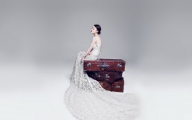 美女李小璐桌面壁纸