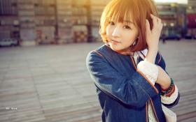 美女模特陈奕瞳桌面壁纸