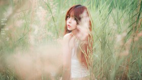 可爱越南美女桌面壁纸