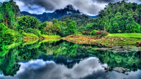 山川自然创意景色风景桌面壁纸