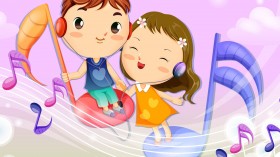 童趣时光卡通插画桌面壁纸