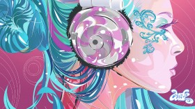 手绘插画世界桌面壁纸